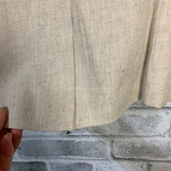 Dalia Linen Cotton Blend Structured One Button Blazer NWOT - Picture 10 of 12